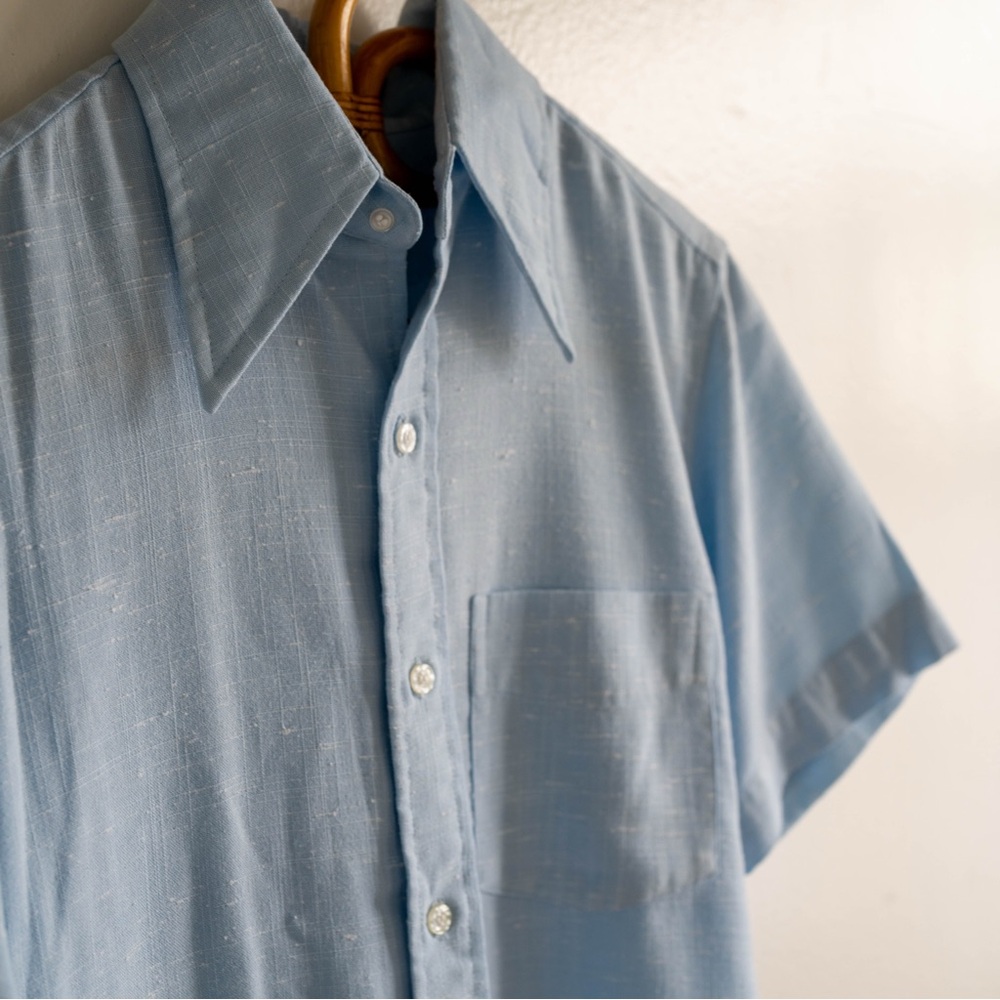 Vintage The short by Lor’s  Men’s short sleeve Button Up